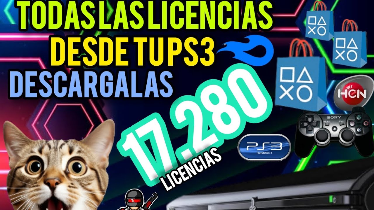 🚨HEN 4.92 🚨SOLUCIONA EL ERROR DE LAS LICENCIAS DE JUEGOS DE PS3 (ACTUALIZADO) 17 .280 LICENCIAS