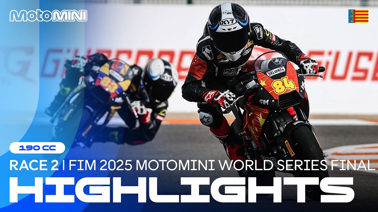 HIGHLIGHTS - 190 CC 💙: Race 2 | FIM 2025 MotoMini World Series Final