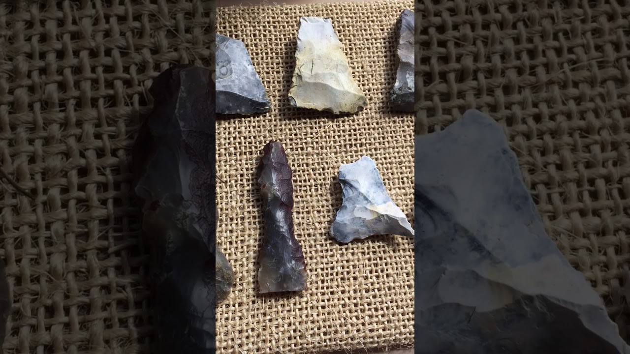 Stenalder flinte&oslash;kser / Flint Stone Axe