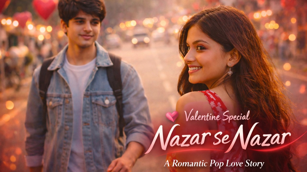 Nazar Se Nazar 💘 | Valentine Special 2026 | Romantic Hindi Pop Song | Teen Love Story