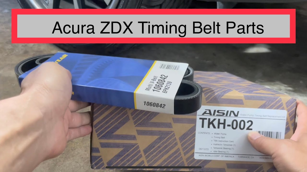 2010-2013 Acura ZDX Timing Belt Parts Unboxing AISIN Kit TKH-002