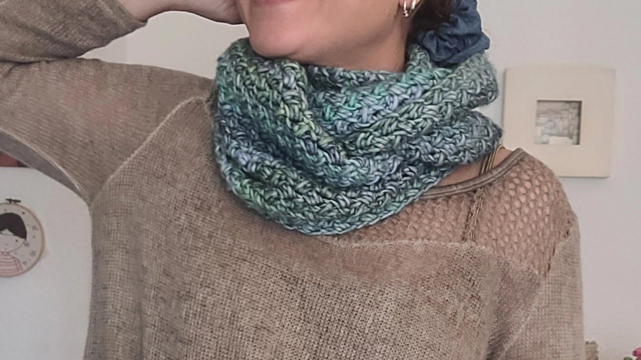 CUELLO INFINITO A CROCHET! #Cuellorigoletto