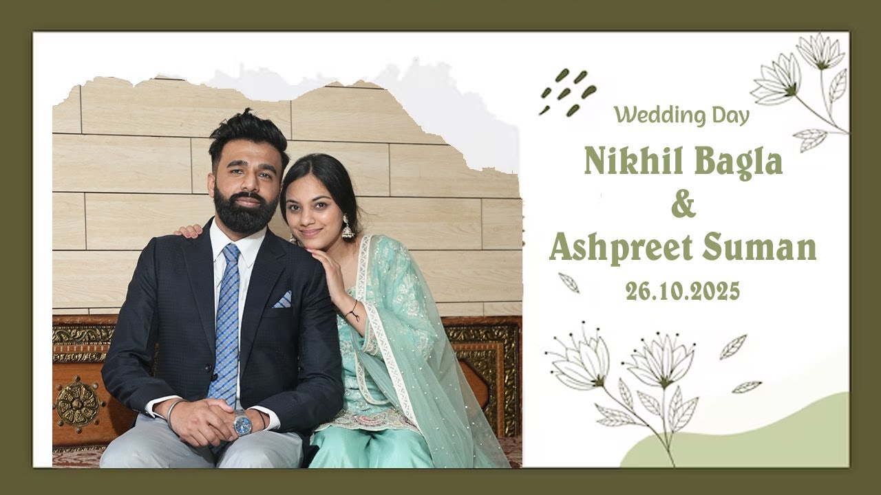 Live - Wedding Ceremony || Nikhil Bagla Weds Ashpreet Suman Date. 26.10.2025