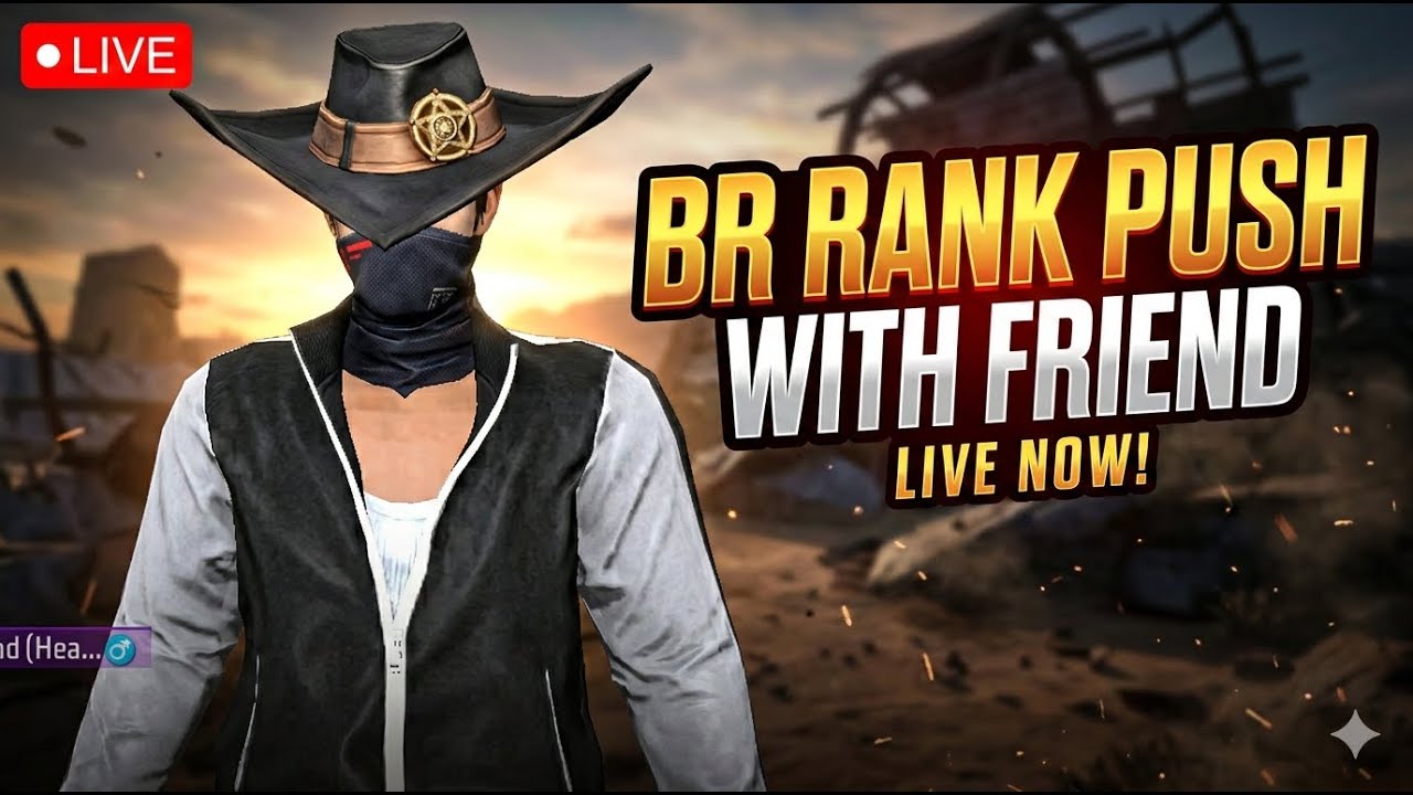 FREE FIRE BR RANK PUSH WITH FRIENDS WATCH AND SUBSCRIBE NOW 🙏🙏🥰