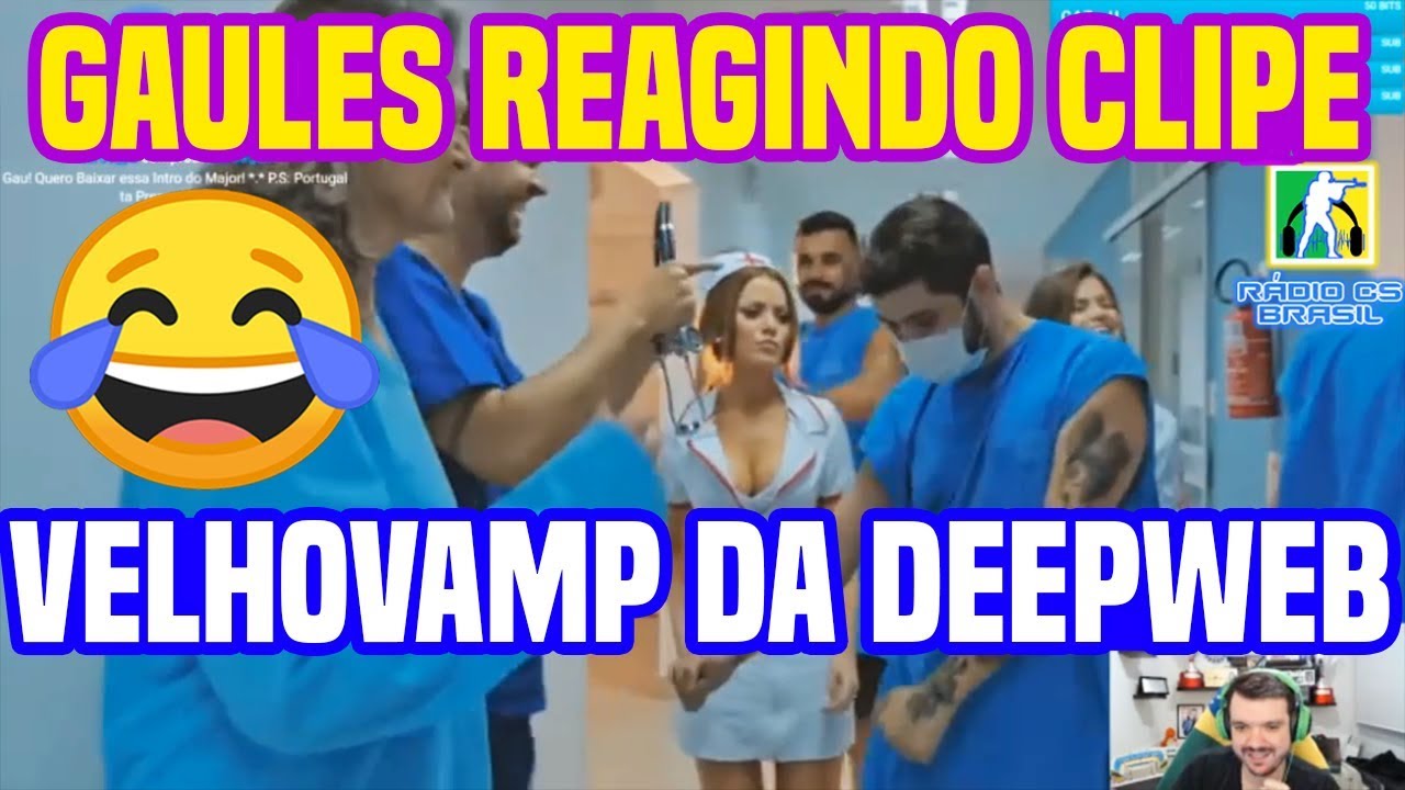 Gaules reagindo a clipe do Velho Vamp CS:GO