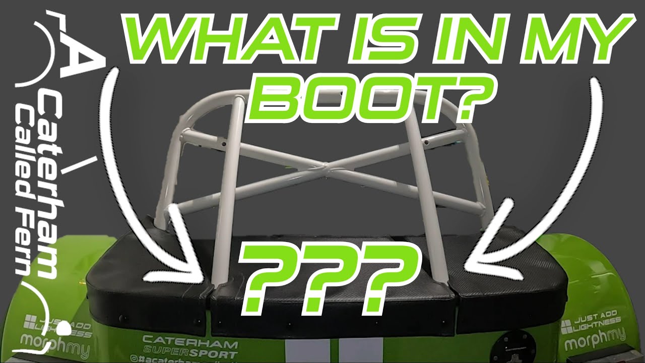 What Is In My Boot? My Crazy Daily Caterham 7