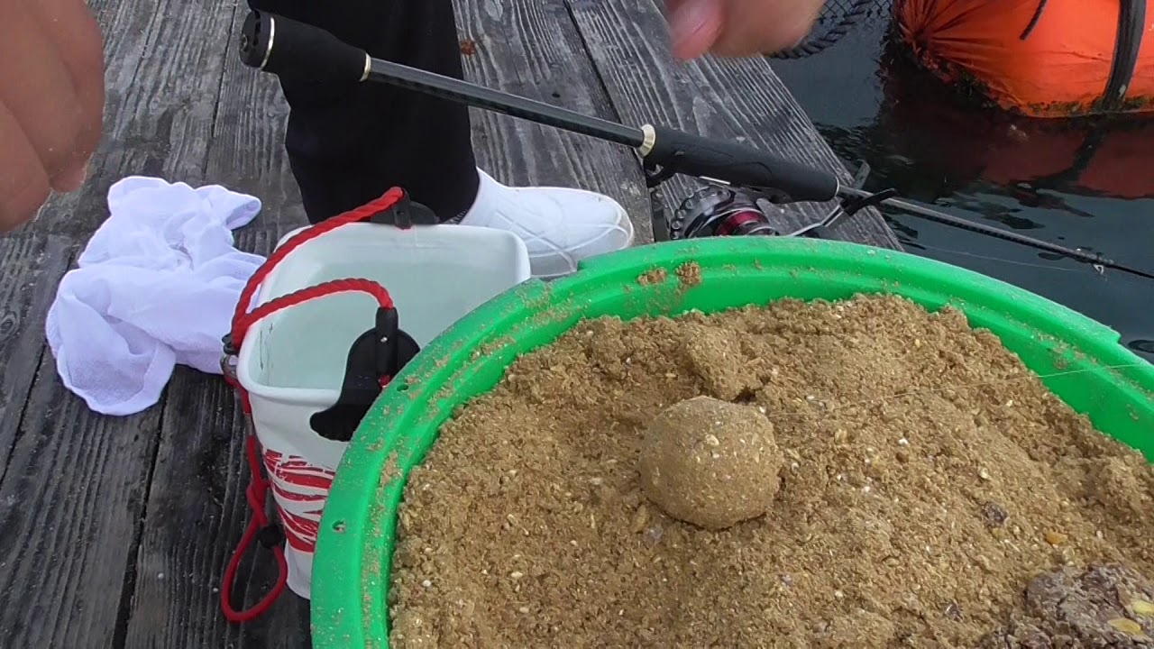 Серия коротких удочек чину ловля на плоту. Знакомство с рыбалкой Кишу (данго).