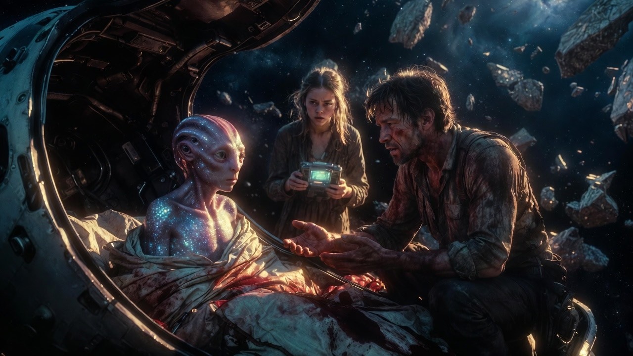 “Emperor’s Son Abandoned in Space… Saved by Humans! 🌌💖”