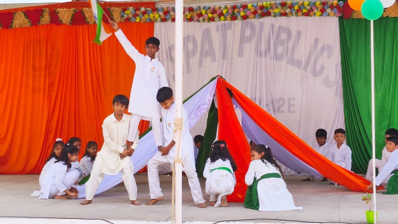 Patriotic Dance Performance 🇮🇳🇮🇳 II 15 August celebration II DAV ISPAT PUBLIC SCHOOL SEC-12E BOKARO 