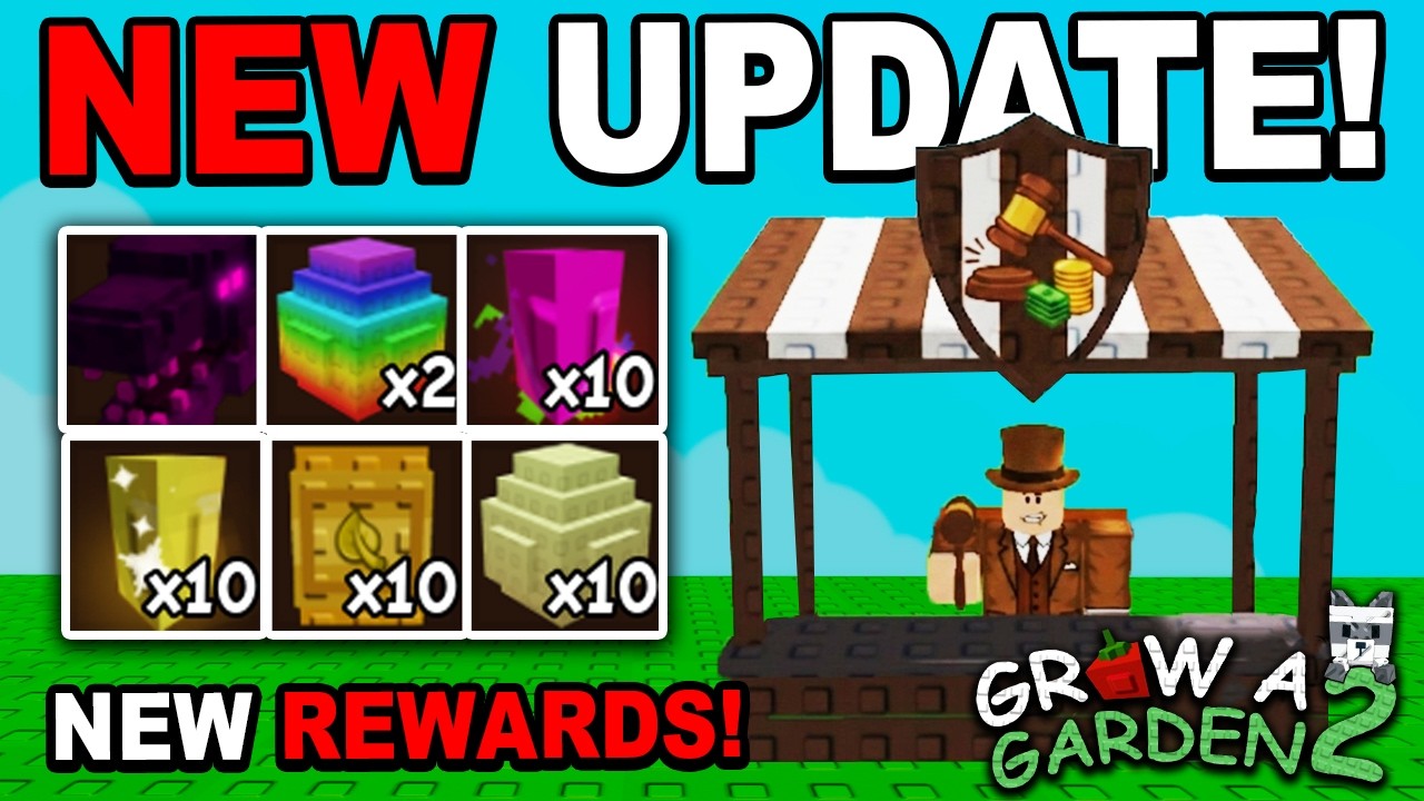 NEW REWARDS UPDATE (Out Now) in Grow a Garden 2!