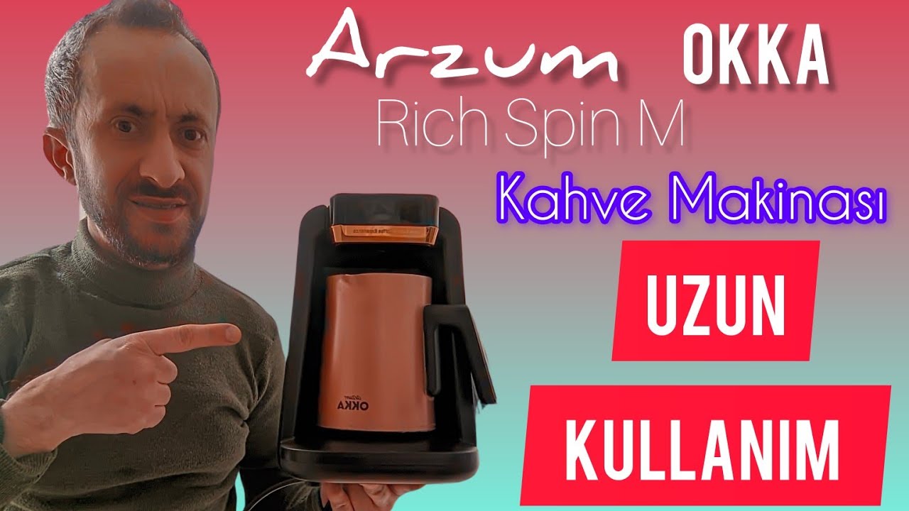 Arzum OKKA Kahve Makinesi Rich Spin M  Uzun Kullanım