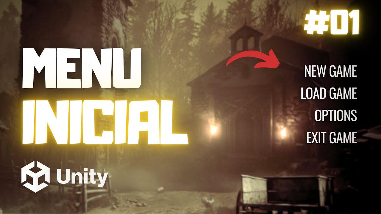 TUTORIAL: COMO CRIAR MENU INICIAL - UNITY