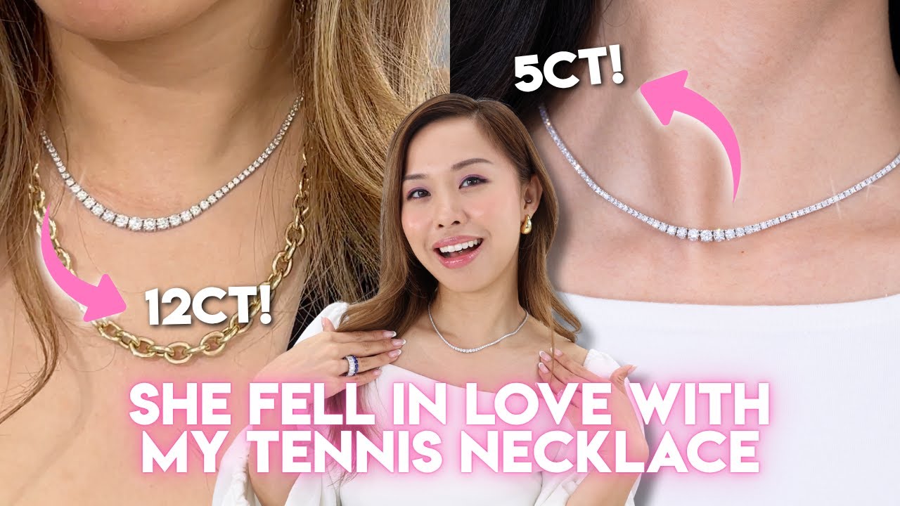 Meet the Petite Version of My Viral Tennis Necklace