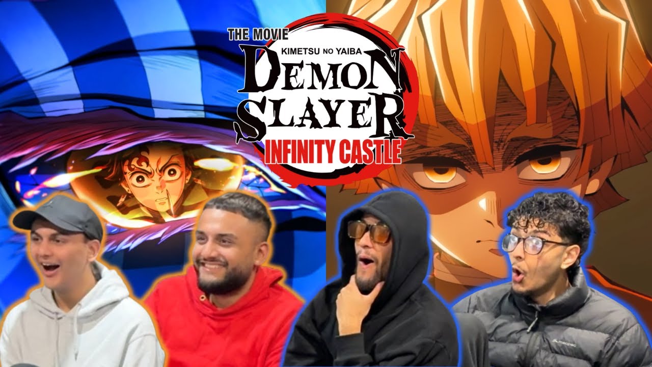 BROTHERS watch Demon Slayer: Infinity Castle | MAIN TRAILER REACTION