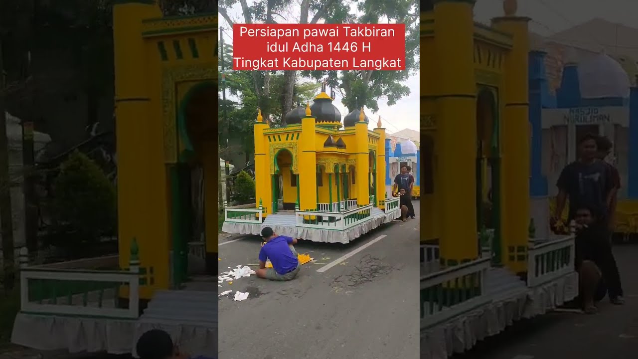 Persiapan Pawai Takbiran idul Adha 1446 H Tingkat Kabupaten Langkat