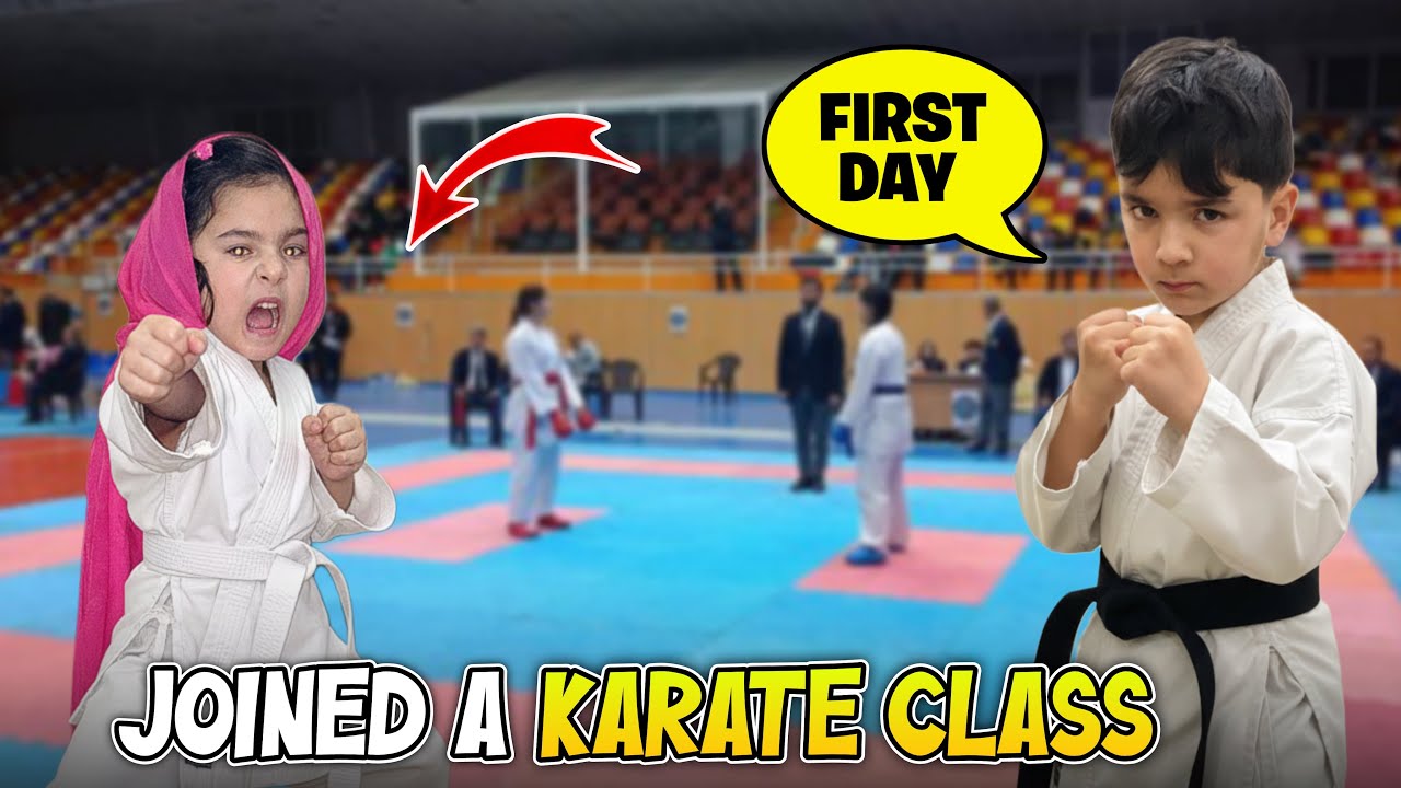 Shiraz & Muskan&rsquo;s First Day at Karate Training