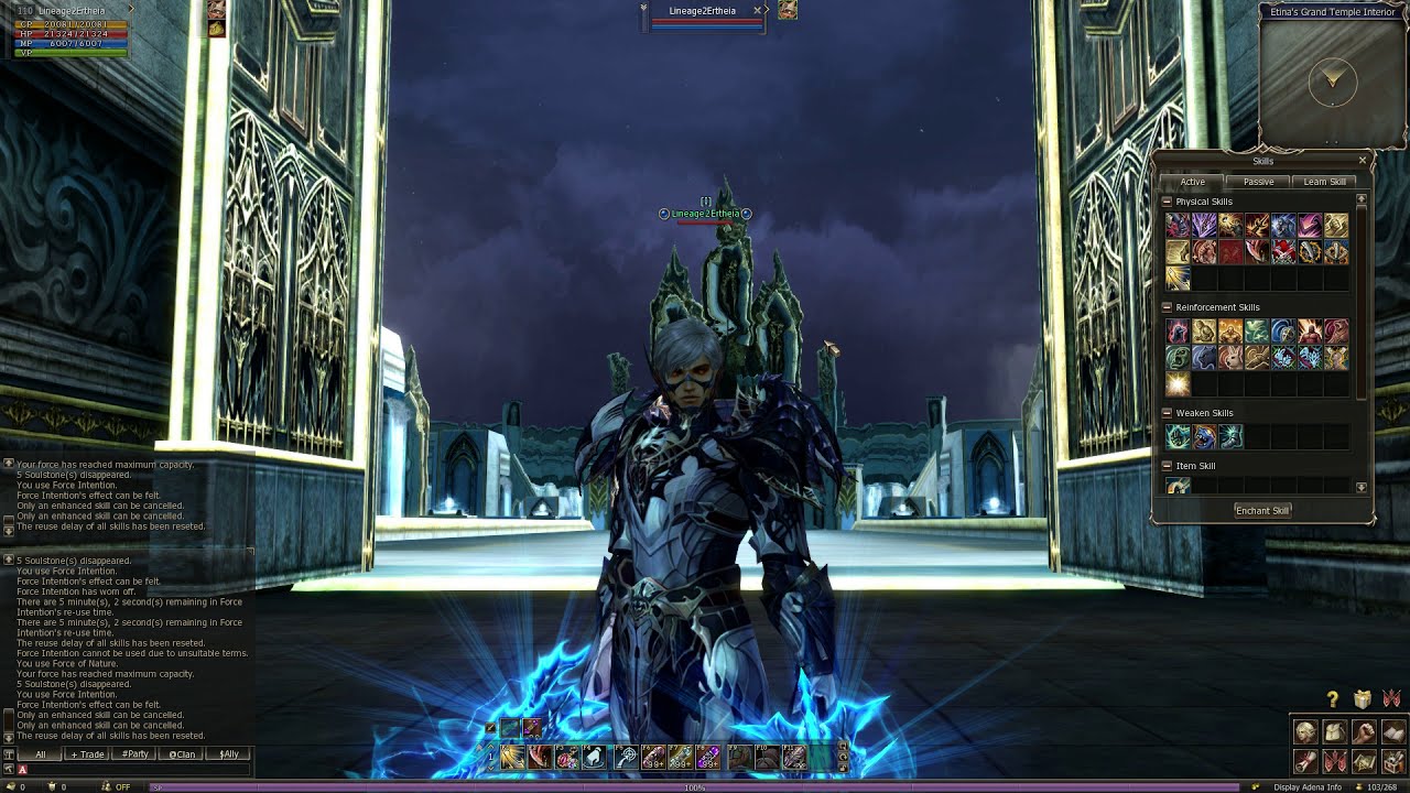 Force Intention Test Tyrr Duelist - Lineage2Ertheia