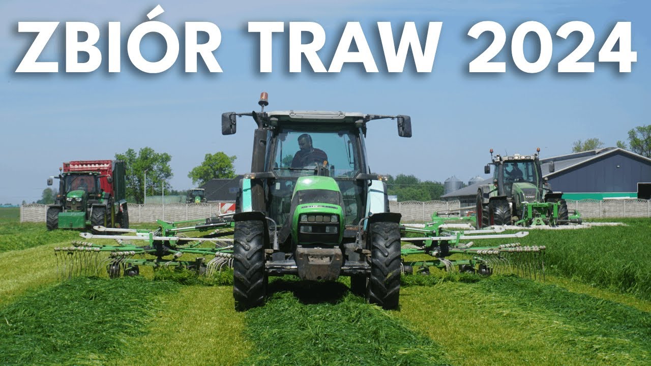 🔥ZBIÓR TRAW 2024🔥 Koszenie, zgrabianie, zbieranie | Gospodarstwo Rolne Konca | Agro Garwolin