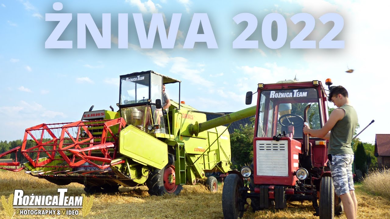 🌾 Żniwa 2022 Na Wesoło 😂 Nowy Nabytek | Claas Consul & T-25 🌾 RożnicaTeam