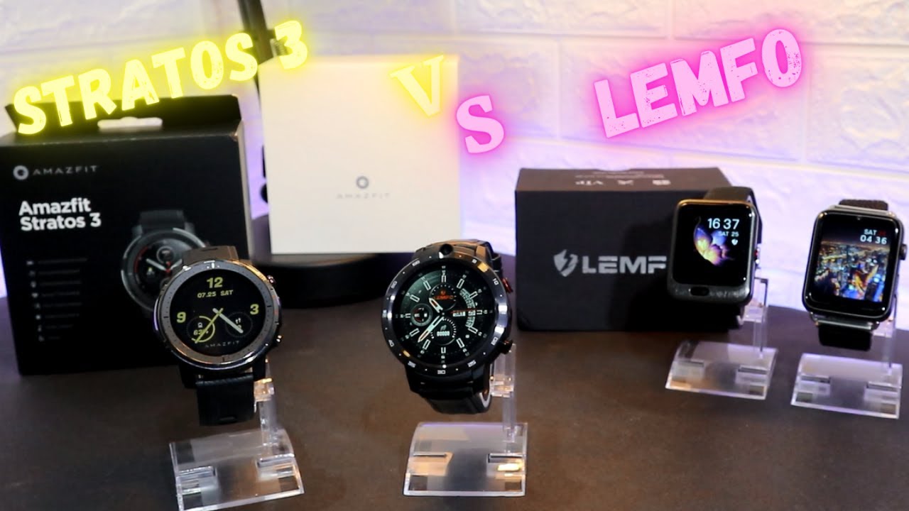 Amazfit Stratos 3 VS Lemfo Lem 12 - Lem11 and Lem10 which one is better?!!
