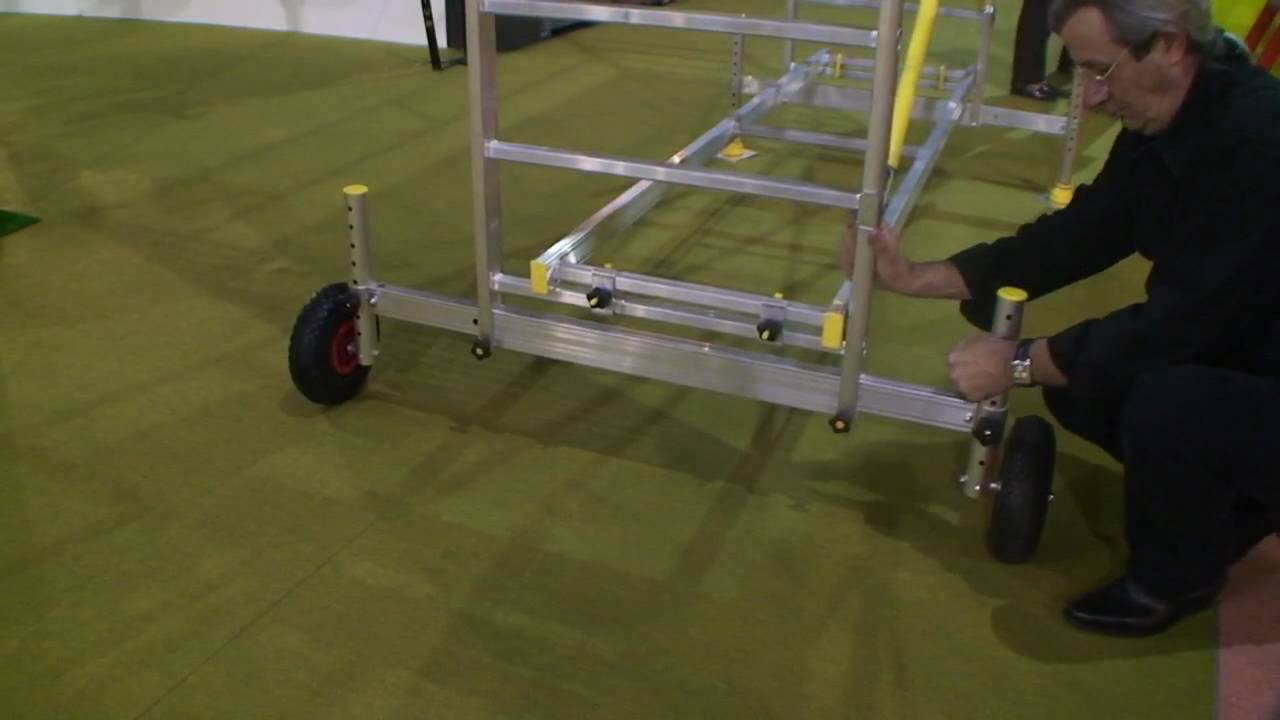 kit tout terrain sur barre stabilisatrice d' &eacute;chafaudages N&eacute;ressy Cristofeni