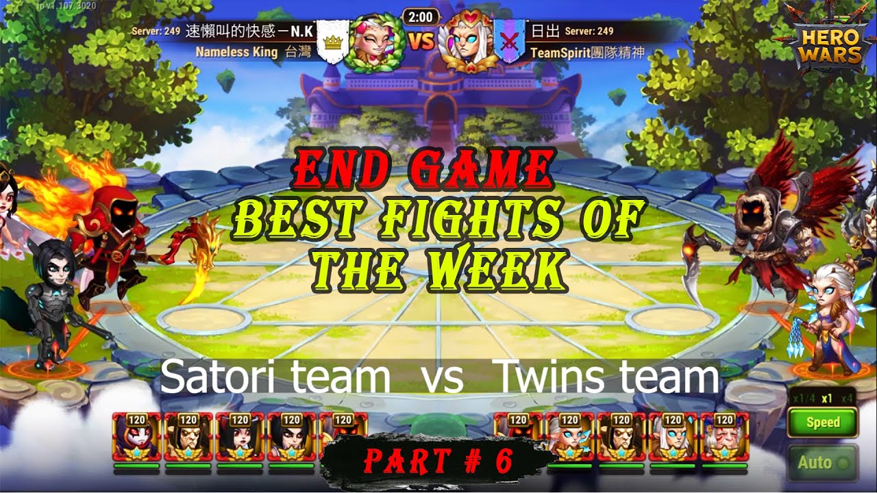 Best Team Fights of The Week Part #6 | Hero Wars Mobile