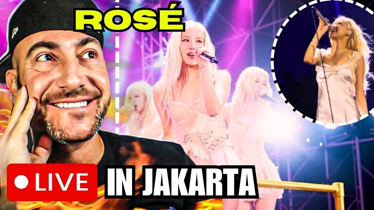 Rosé DELIVERS Live in Jakarta — 3 Songs, Pure Emotion | First Reaction!