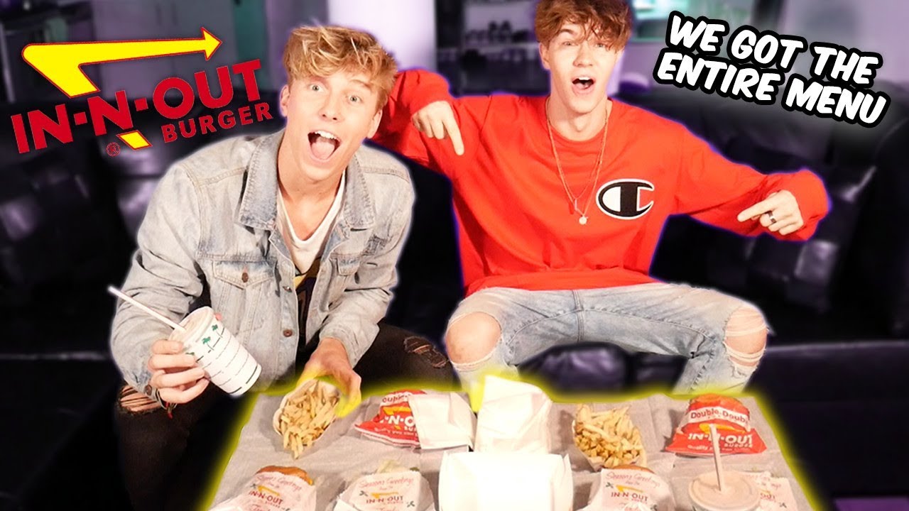 EATING THE ENTIRE IN-N-OUT MENU!! | WeAreTheDads