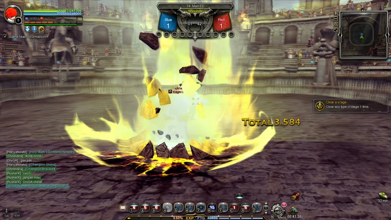 PvP Round Mode - Guardian vs Crushader - Miracle Dragon Nest - Dragon Nest Private Server