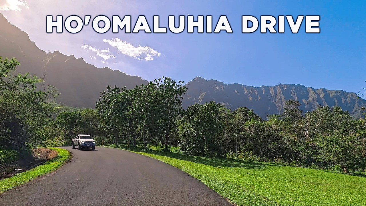 Hoʻomaluhia Botanical Garden to Waikiki | Scenic Oahu Drive 4K