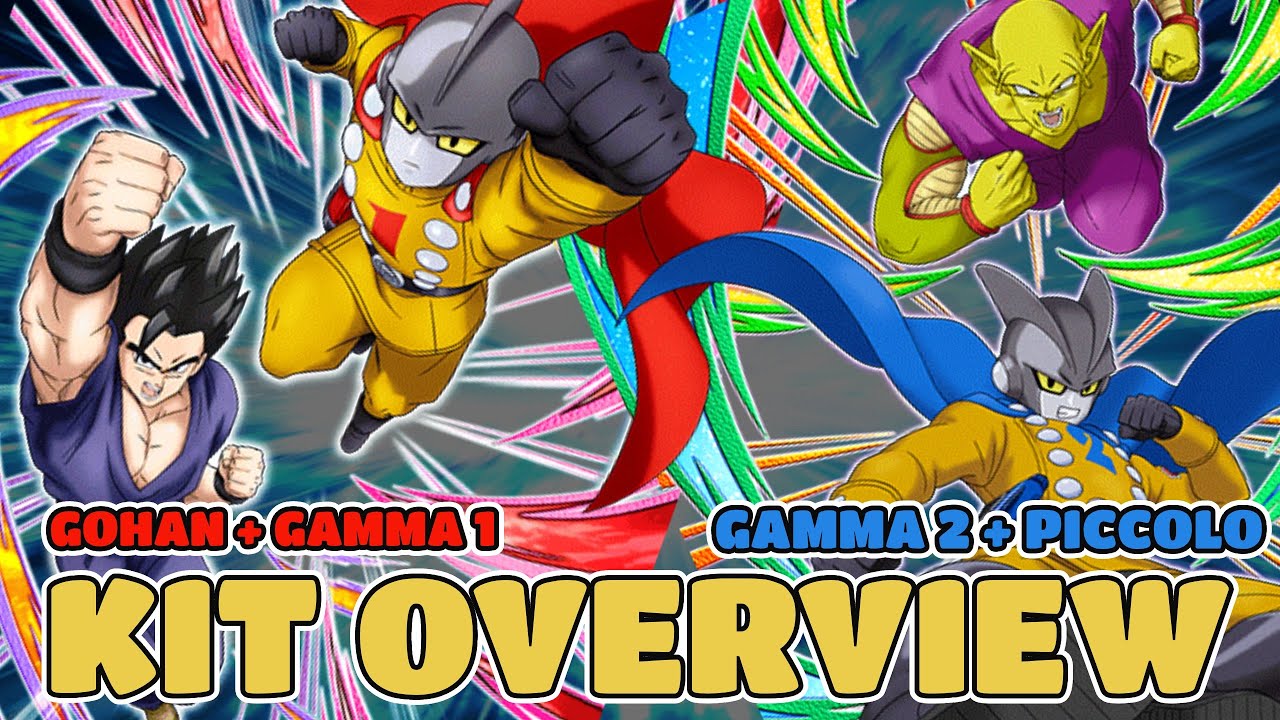 FIRST TUR TAG UNITS! - ULTIMATE GOHAN + GAMMA 1 & GAMMA 2 + PICCOLO KIT OVERVIEW - DBZ DOKKAN BATTLE