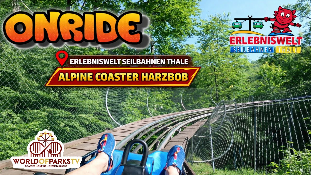Harzbob Onride - Erlebniswelt Seilbahnen Thale | Alpine Coaster POV - Mit Vollgas durch den Harz!