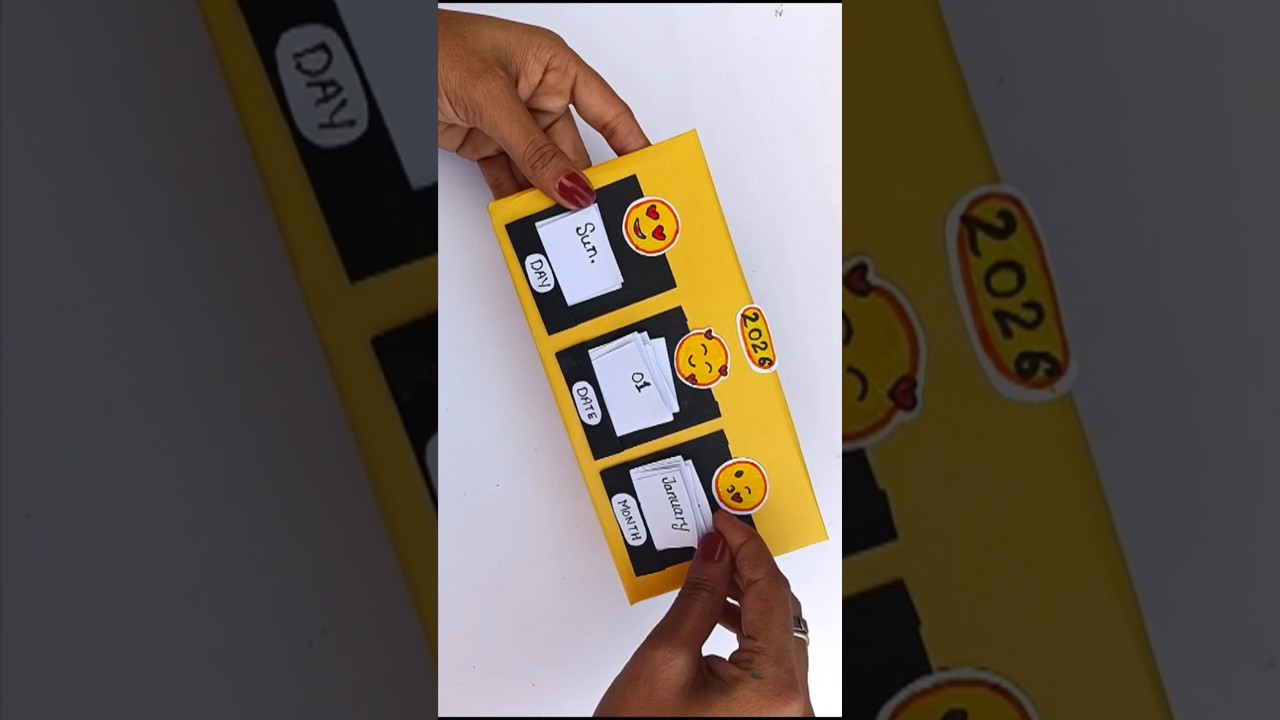 Diy New Year Calendar 2026 #shortfeed #shorts #calendar #fatehpurartgallery #craft