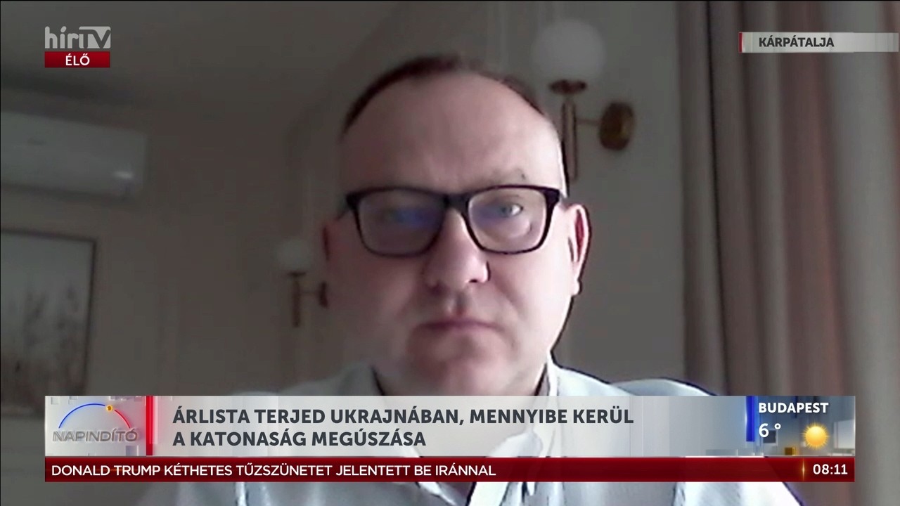 Ukrajn&aacute;ban egyre t&ouml;bbsz&ouml;r t&aacute;madnak r&aacute; a toborz&oacute;kra - H&iacute;rTV