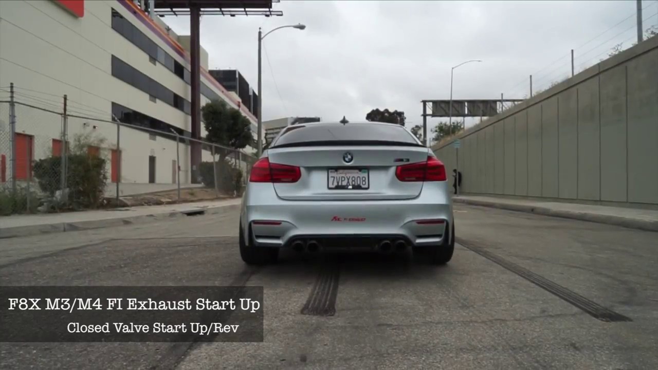BMW F8X M3 M4 w/ Fi Exhaust - SoundCheck & Start up & Revs