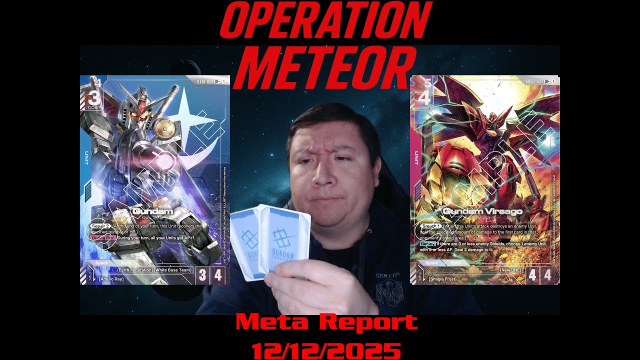 Operation Meteor Meta Report 12/12/2025 | Gundam Card Game