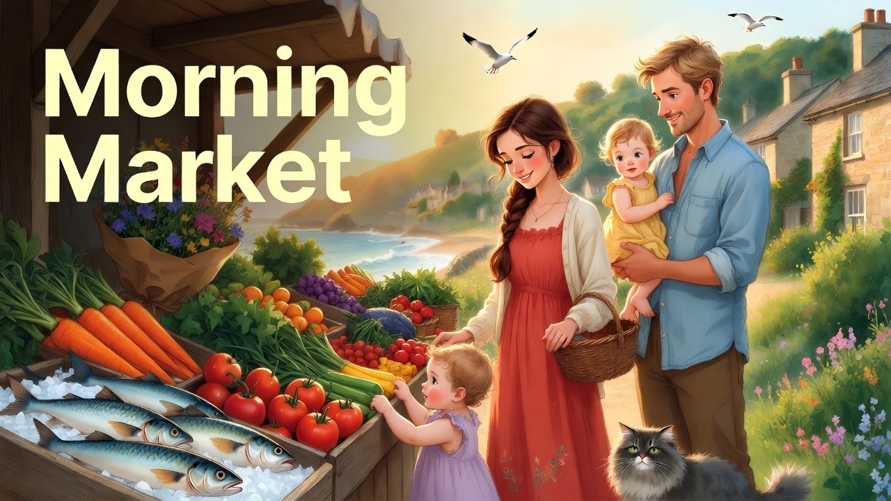 The Morning Market by the Sea | Bringing Home Fresh Flowers and Fish