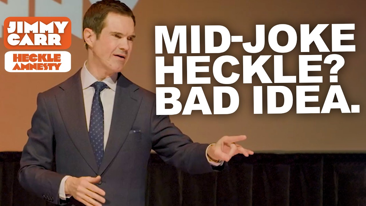 Jimmy Carr Crowd Work: When a Heckler Interrupts Jimmy's Routine...