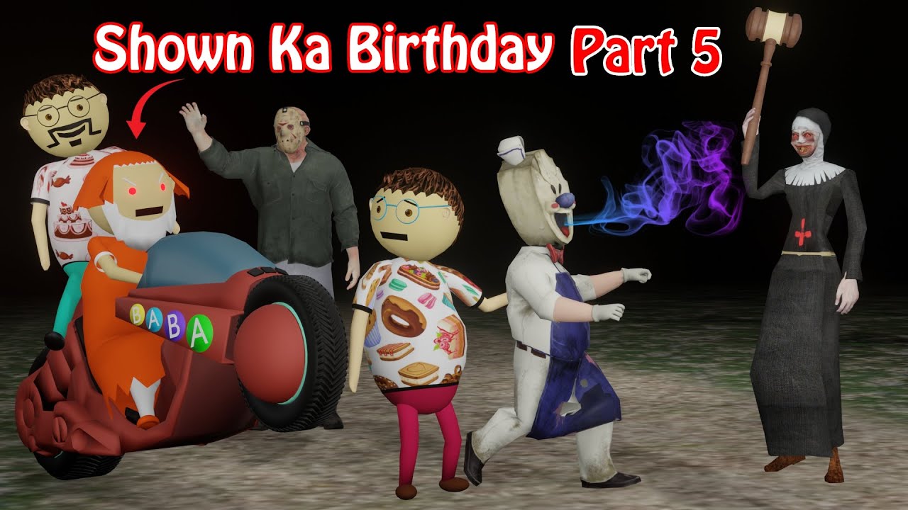 Shown Ka Birthday Part 5 | Evil Nun And Ice Cream Man | Gulli Bulli | Make Joke Of Horror
