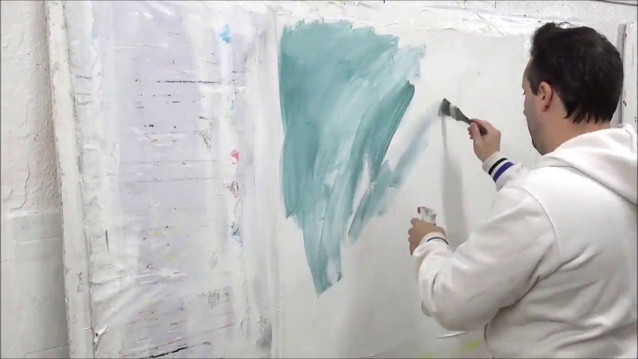 La pintura abstracta /   Acrilicos / Textura / Espatula / Abstracto E - 02