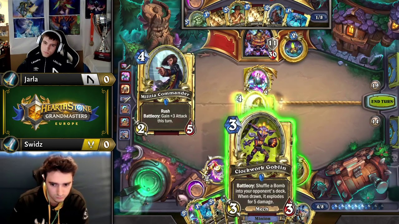Jarla vs Swidz - Hearthstone Grandmasters Europe - Week 1 Day 3