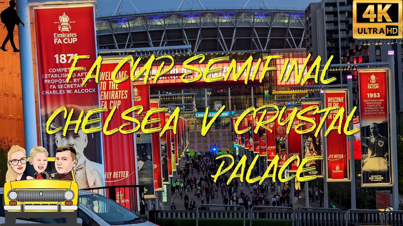 FA Cup Semifinal at Wembley Chelsea vs Crystal Palace 2022 Before and After the Match