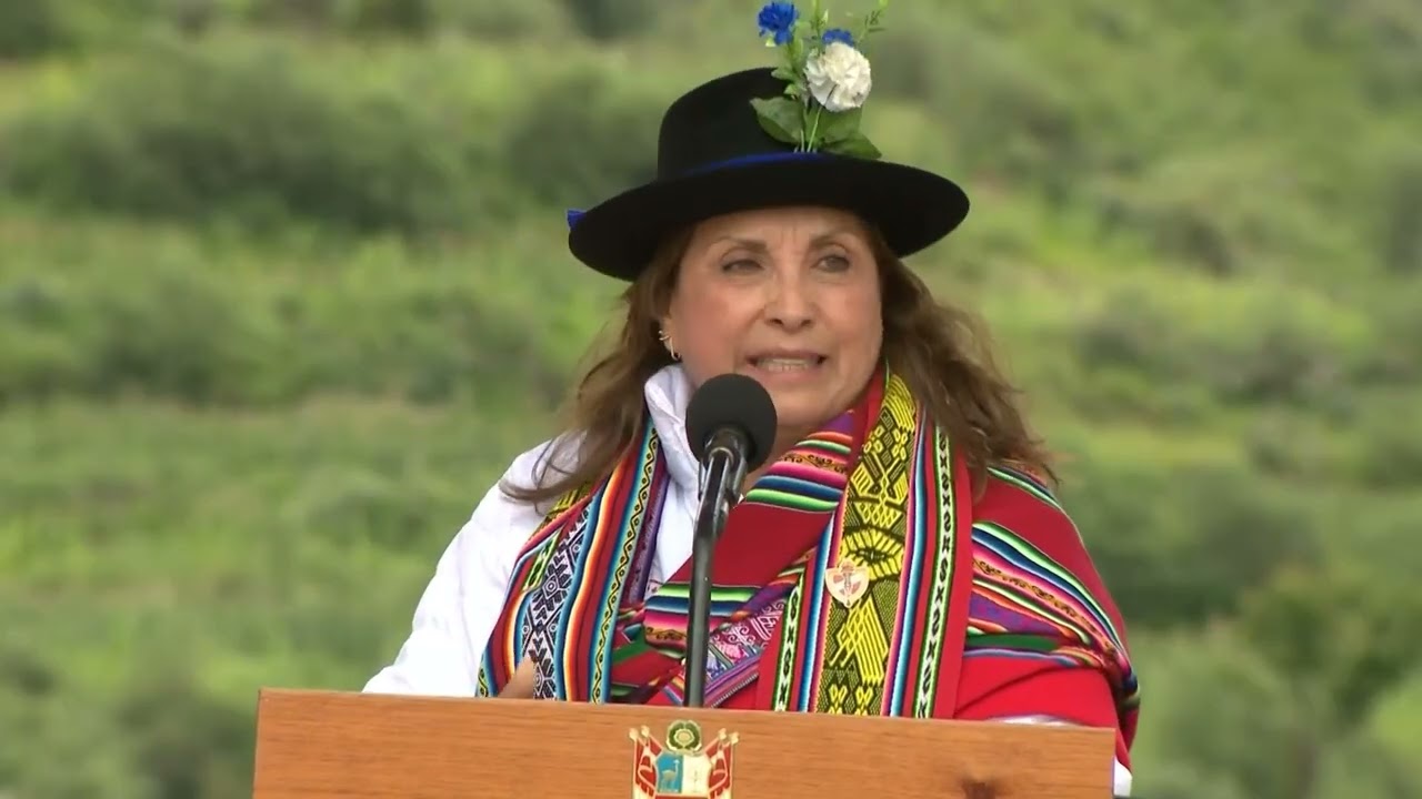 Presidenta Boluarte da inicio a la construcción del nuevo centro de salud en Chalhuanca, Apurímac.