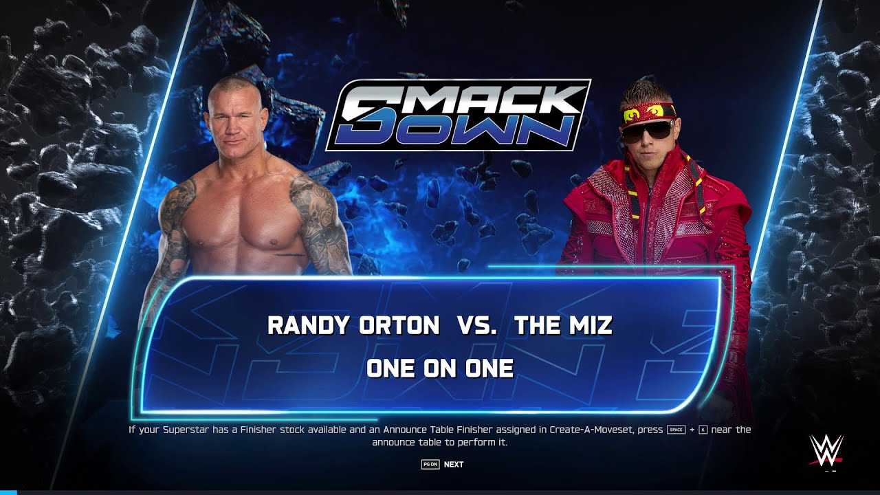 Рэнди Ортон против Миза - WWE 2K25