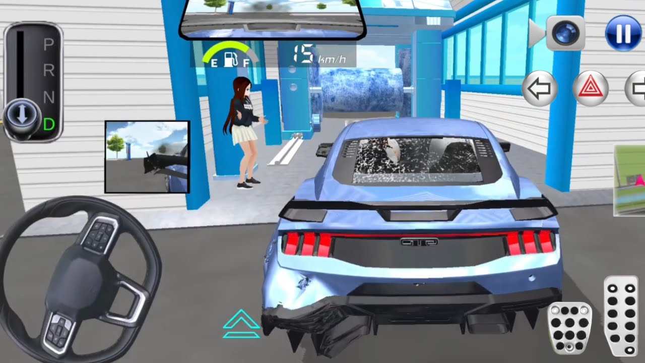 Old Ford Mustang GT💥 || Car Modify 3d Driving Class Game #gameplay #cargame 