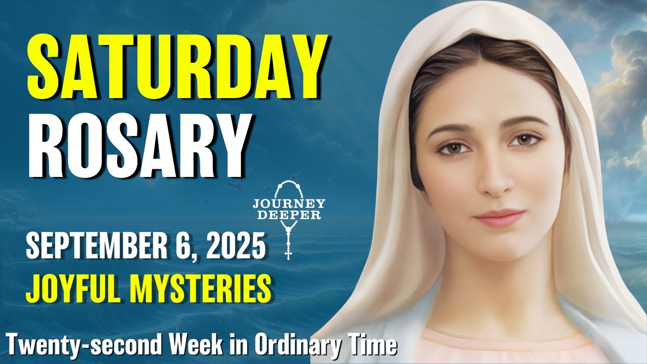Saturday Rosary 💙 Joyful Mysteries of Rosary 💙 September 6, 2025 VIRTUAL ROSARY