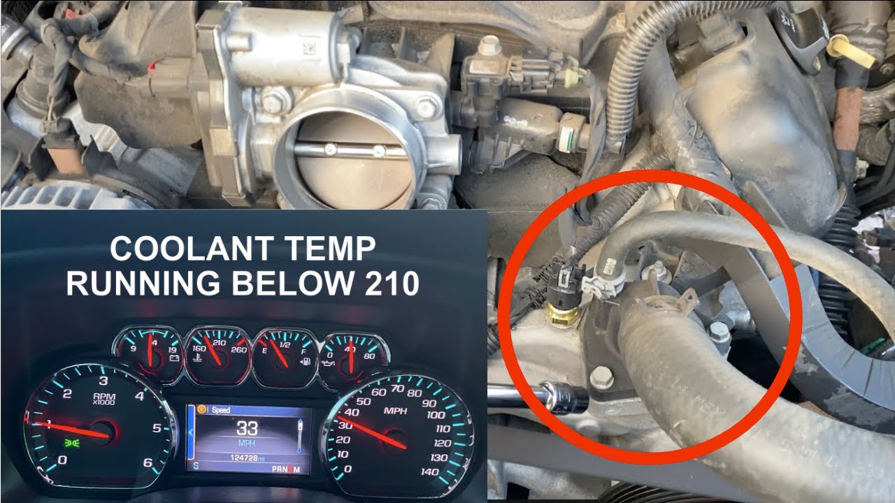 FIX LOW COOLANT TEMP WITH THERMOSTAT REPLACEMENT - 2014 SILVERADO