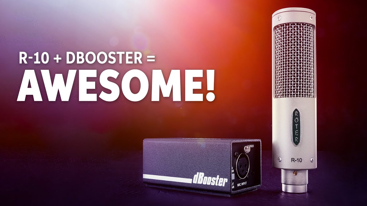 Royer R-10 Boost Pack Microphone Demo