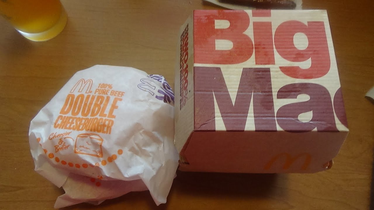 ASMR Eating 2 Big Macs And 2 Double Cheeseburgers