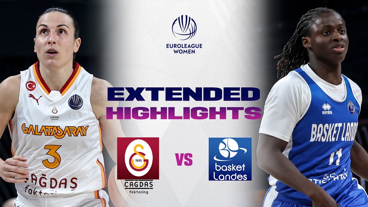 SF Play-Ins: Galatasaray Cagdas Faktoring v Basket Landes | Highlights | EuroLeague Women 2025-26